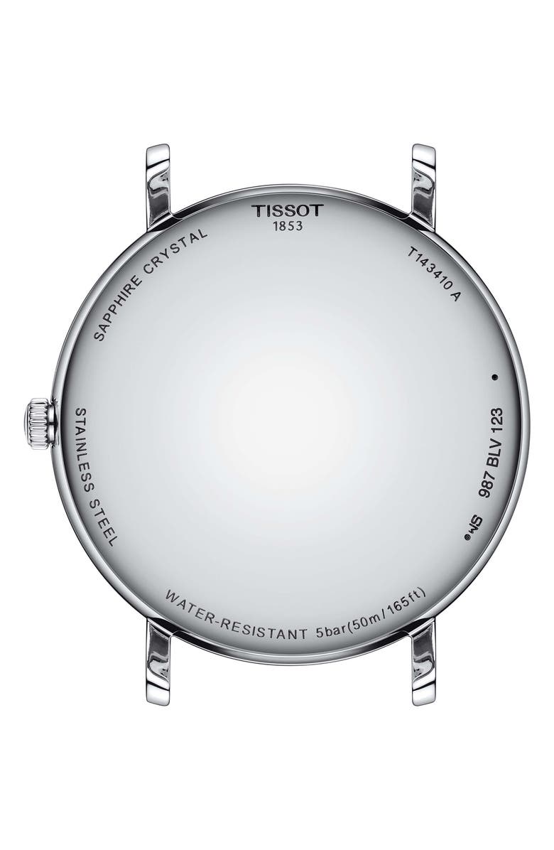 Tissot Everytime Mesh Strap Watch, 40mm, Alternate, color, 