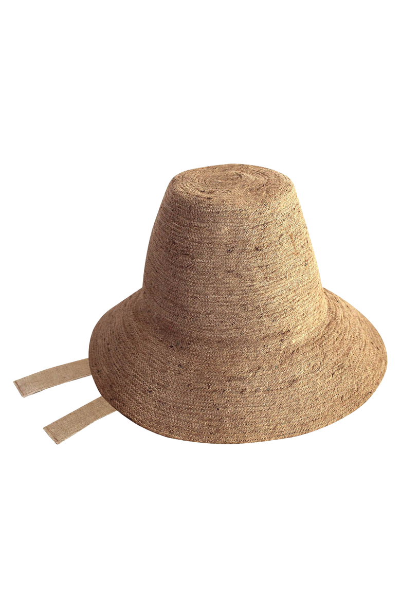 BRUNNA.CO The Meg Jute Straw Hat, Main, color, Beige