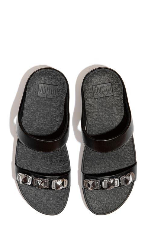 Fitflop Fino Crystal Wedge Slide Sandal In Multi