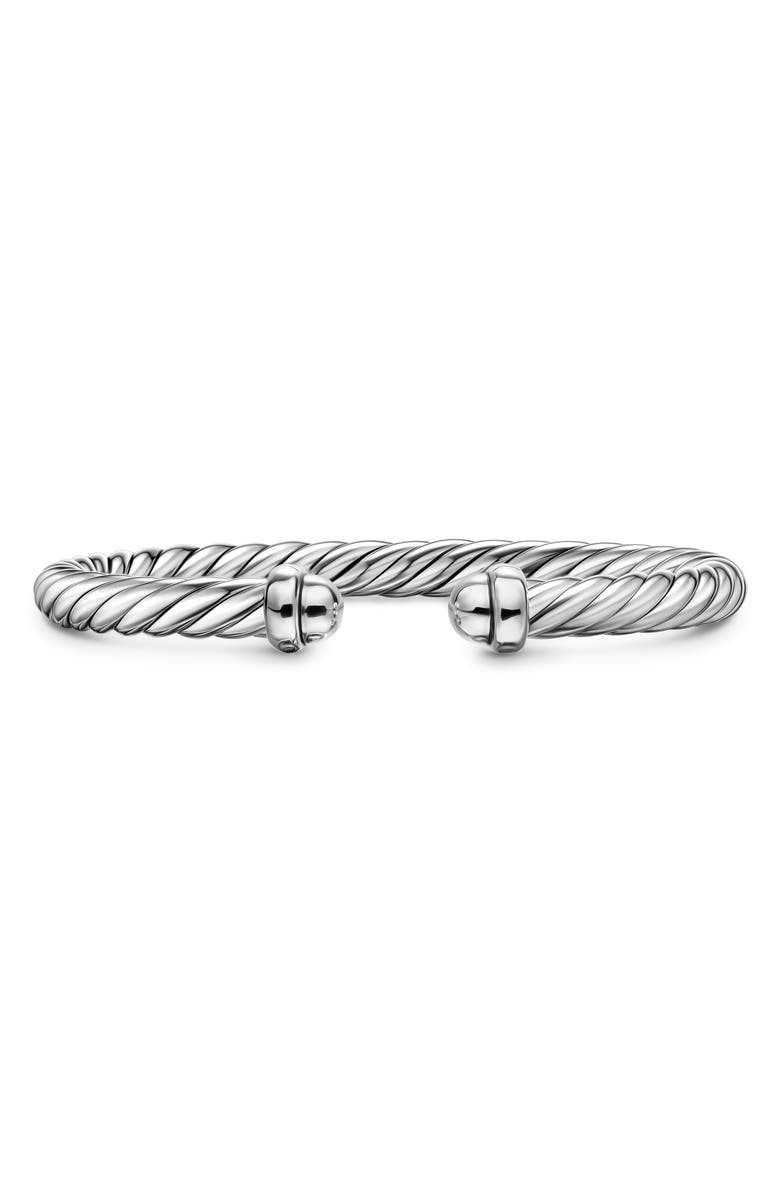 David Yurman Cable Flex Bracelet, 6mm, Main, color, Silver