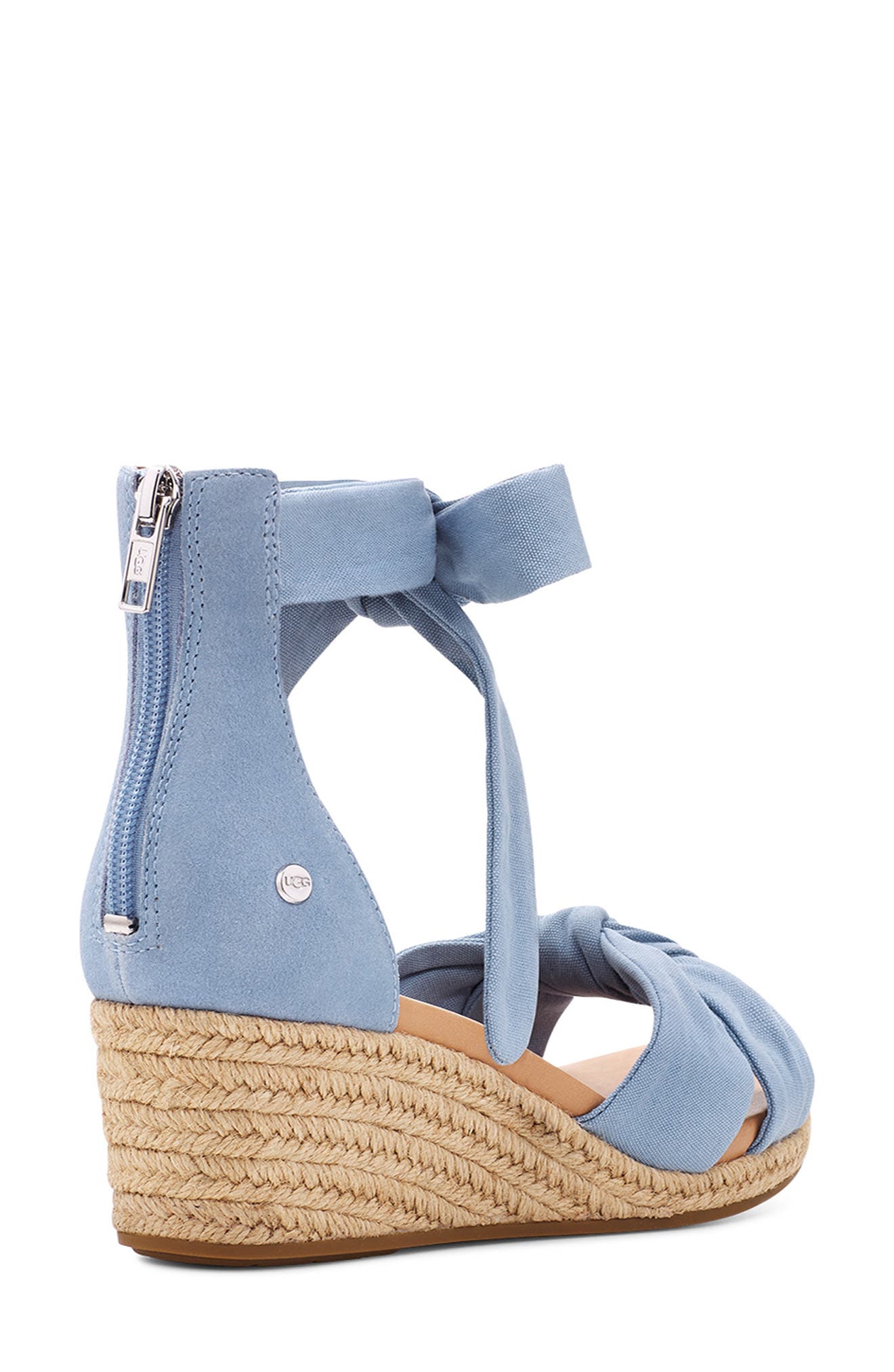 Yarrow Espadrille Wedge Sandal, Alternate, color, BLUE CANVAS