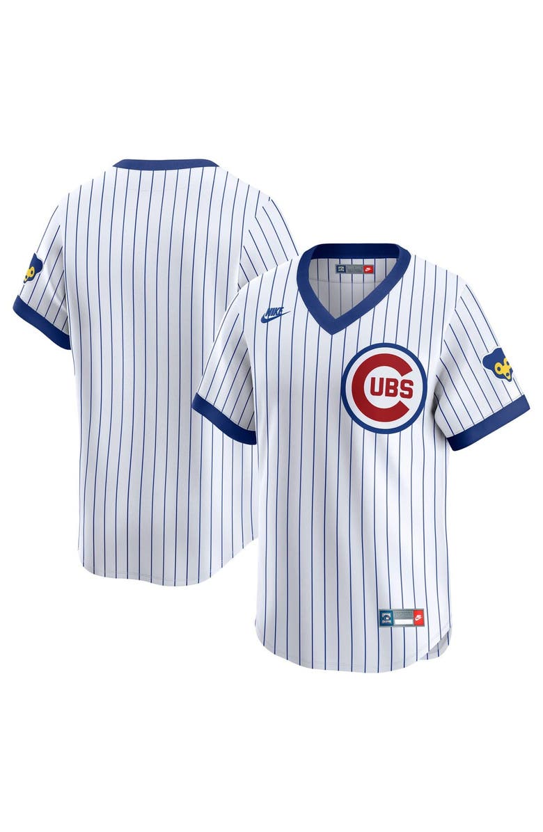 Nike Men's Nike White Chicago Cubs Cooperstown Collection Limited Jersey, Main, color, White
