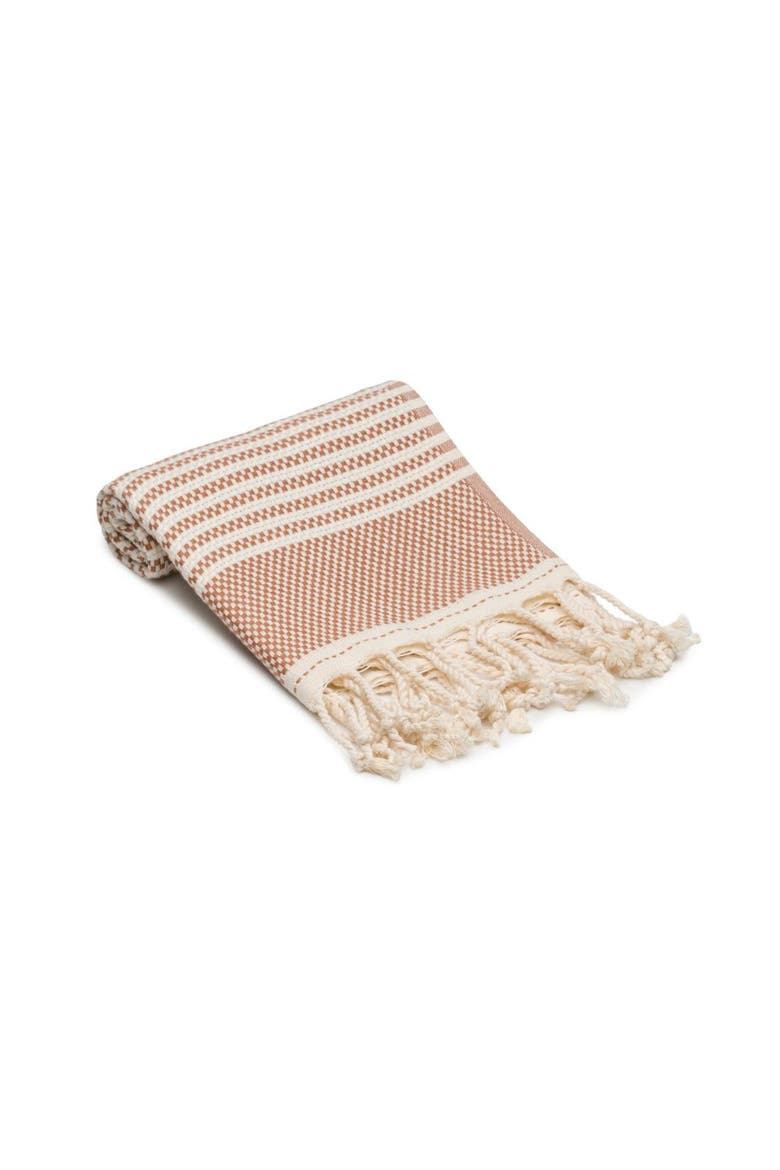 Zipper Turkish Cotton Hand & Kitchen Towel Bundle, Alternate, color, Brown