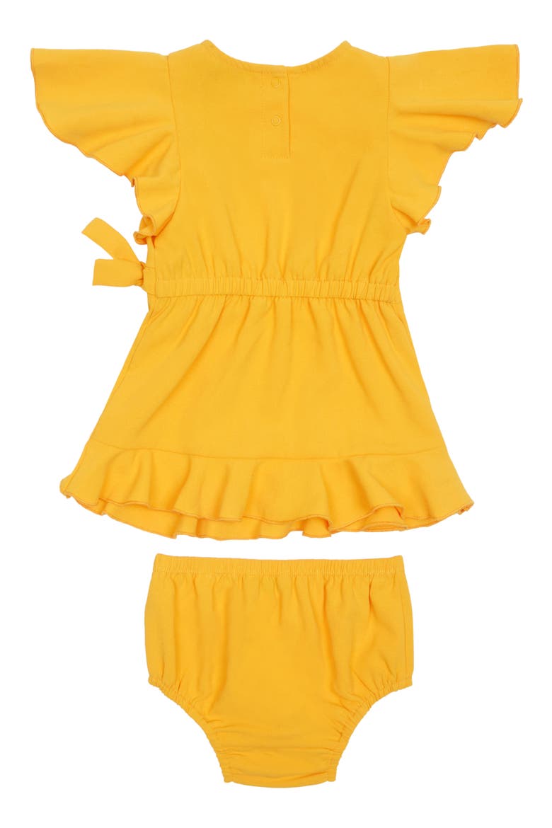 Habitual Crepe Wrap Dress, Alternate, color, YELLOW