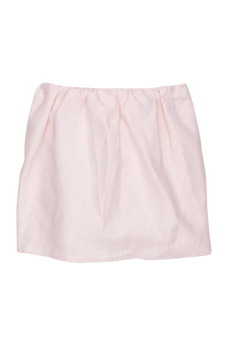 Lambs 
Ivy Floral Garden Linen Shirred Crib Skirt/Dust Ruffle, Alternate, color, Pink