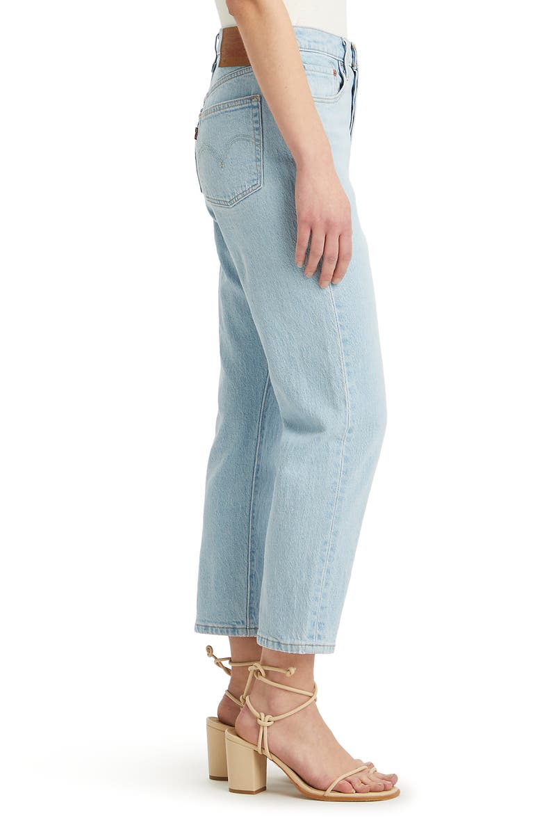 Levi's<sup>®</sup> 501<sup>®</sup> High Waist Crop Straight Leg Jeans, Alternate, color, 