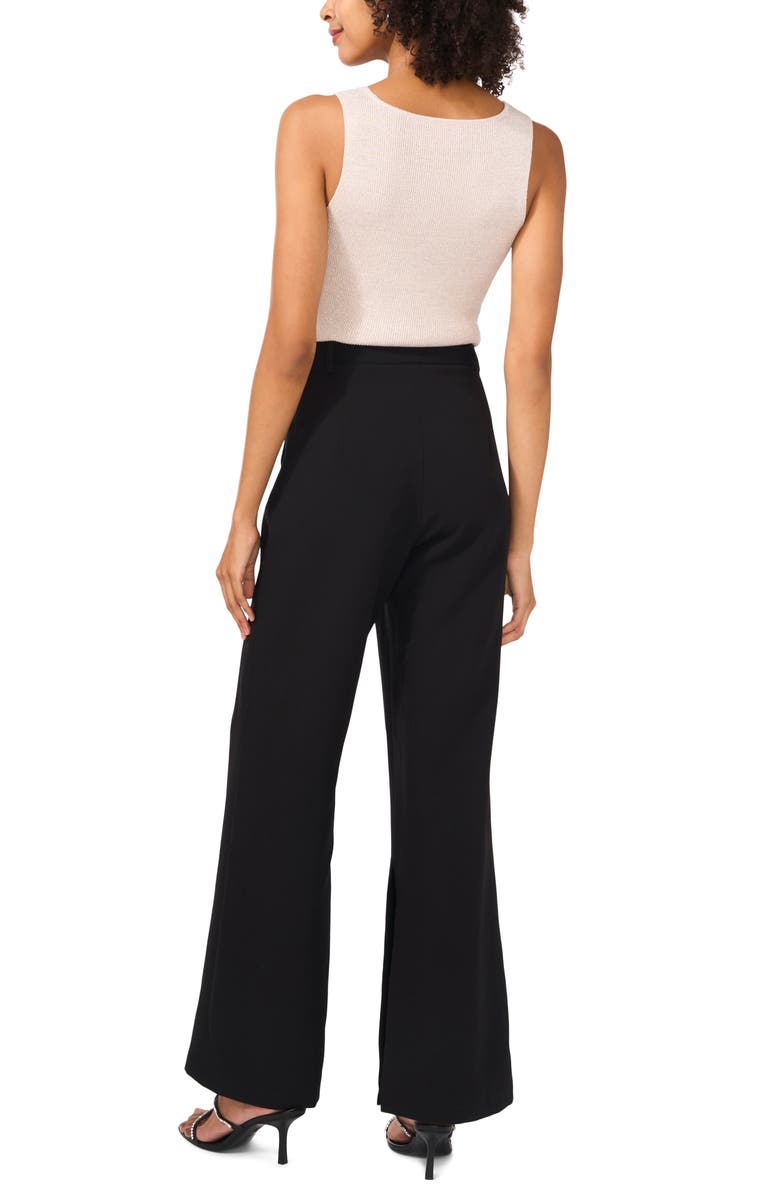 Vince Camuto Clean High Waist Inseam Slit Pants, Alternate, color, 