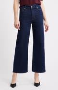 FRAME Le Slim Palazzo High Waist Crop Wide Leg Jeans