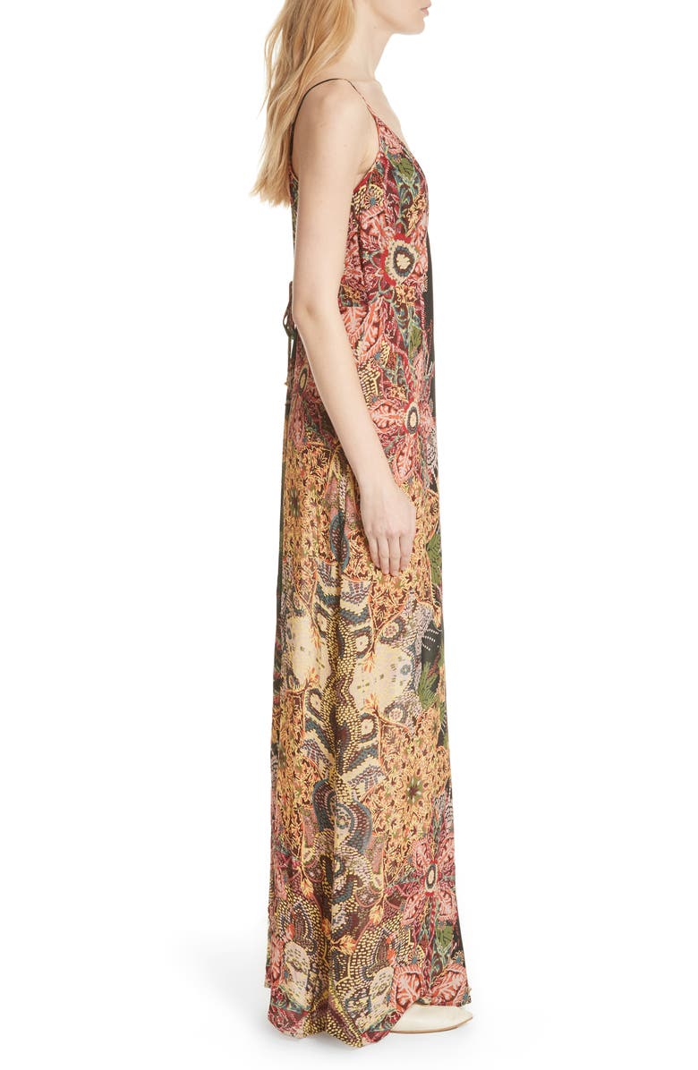 Free People Wildflower Print Maxi Slipdress, Alternate, color,