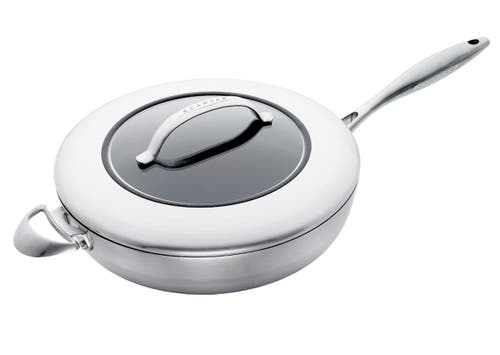 Scanpan Ctx 12-3/4 Inch Saute Pan W/lid In Silver