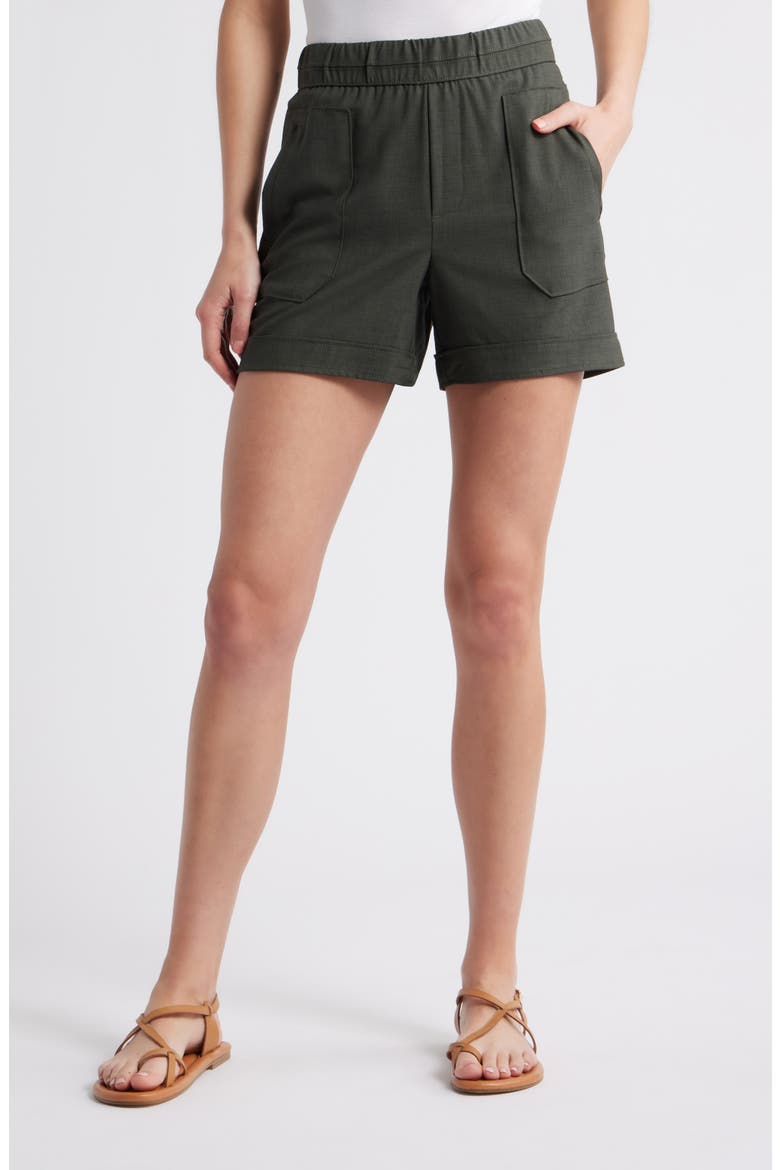 Skyrise Patch Pocket Shorts, Main, color, MDOL-MIDNIGHT OLIVE