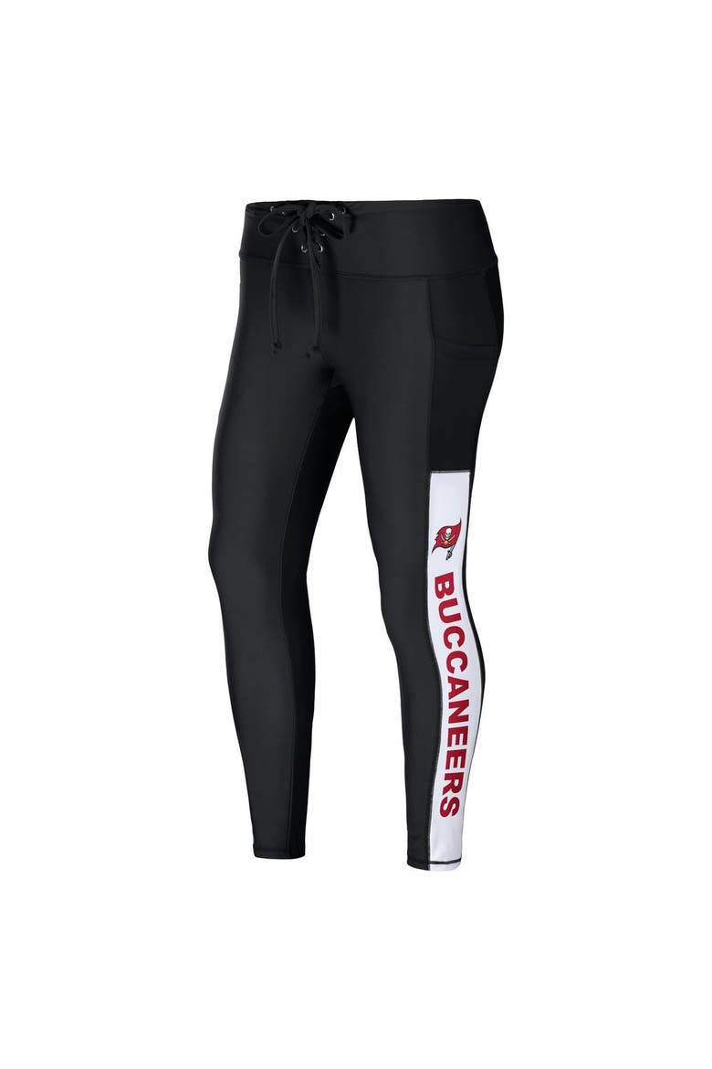Women's WEAR by Erin Andrews Black Tampa Bay Buccaneers Leggings, Alternate, color, Black