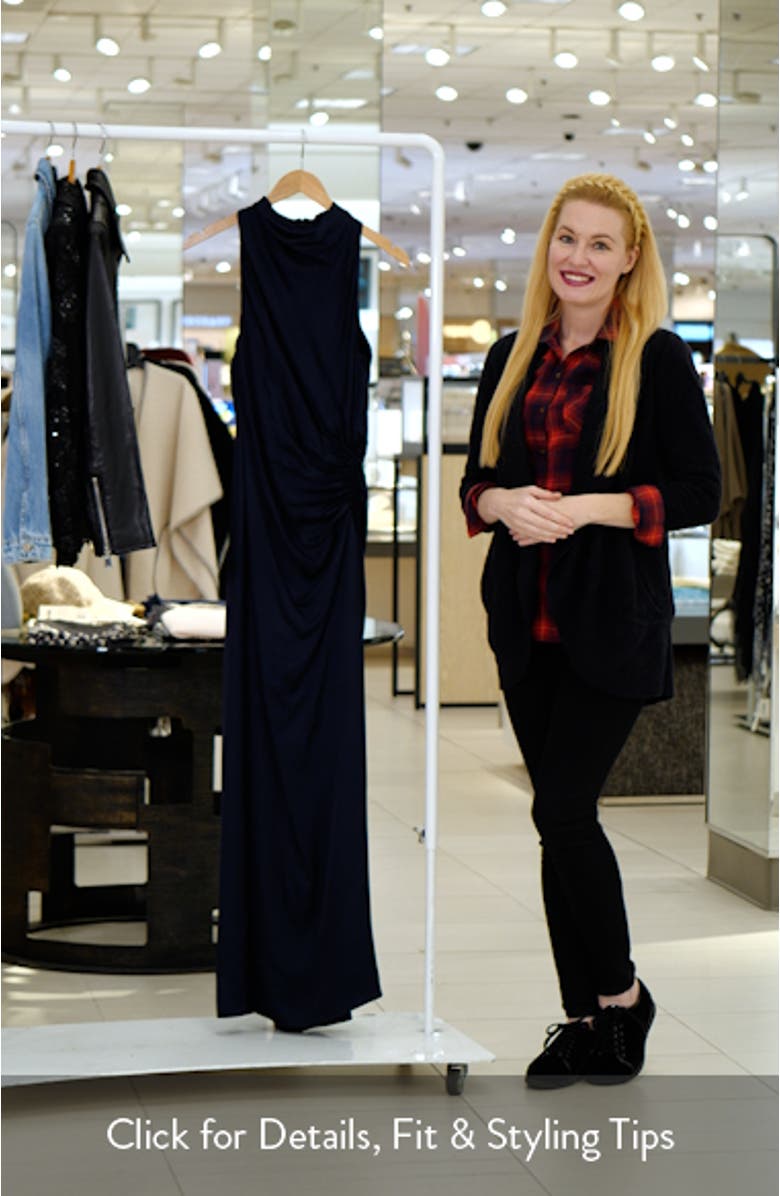Inez Funnel Neck Gown, sales video thumbnail