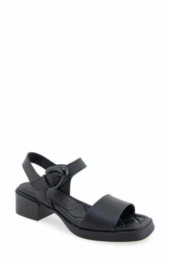 Aerosoles Dorian Block Heel Ankle Strap Sandal