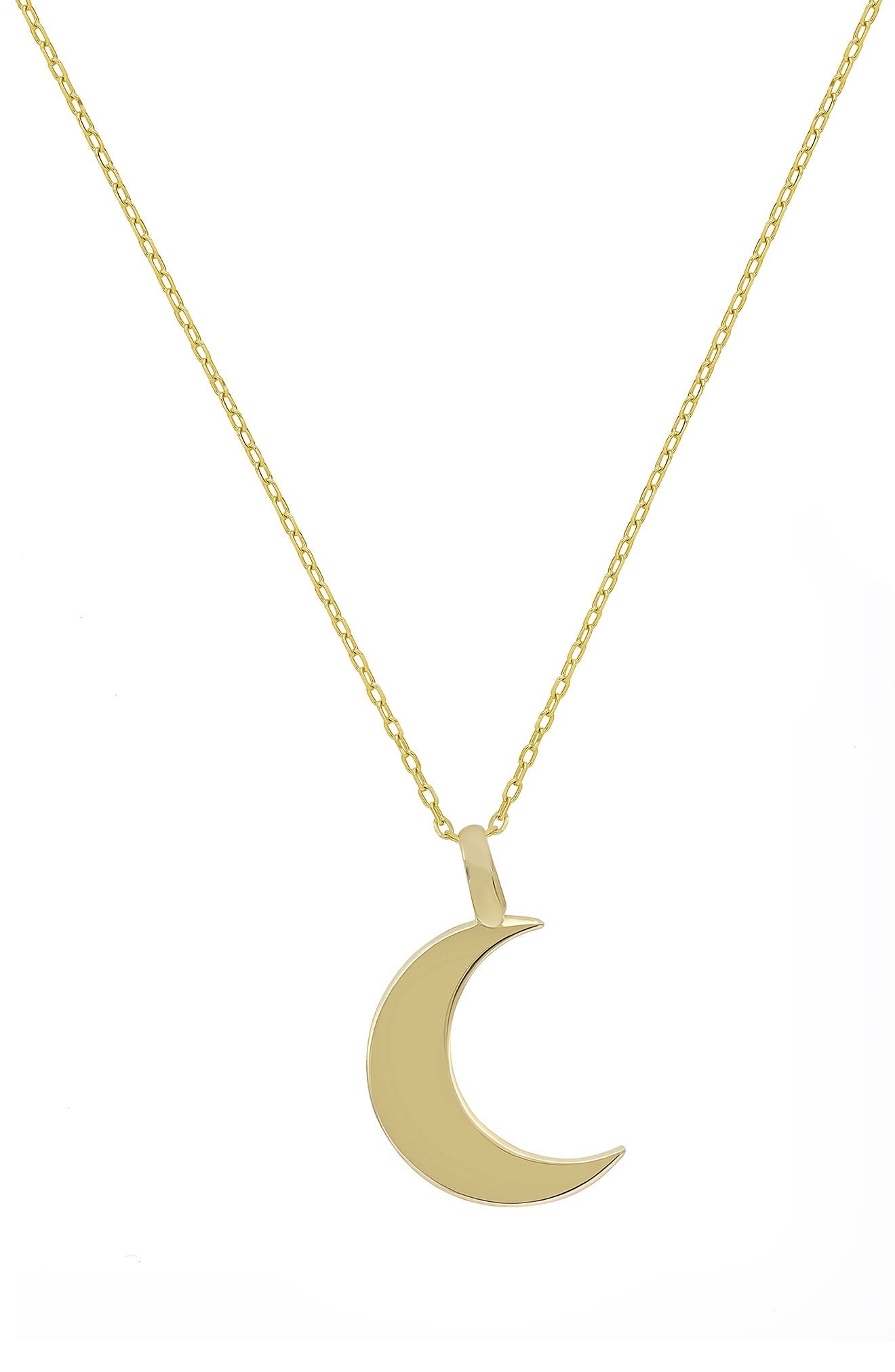Bony Levy 14K Gold Crescent Moon Pendant Necklace