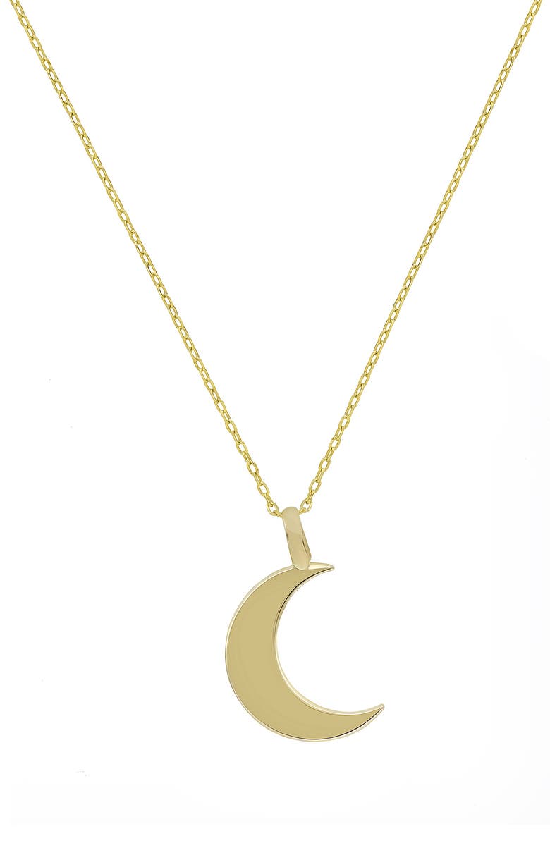 Bony Levy 14K Gold Crescent Moon Pendant Necklace, Main, color, 14K Yellow Gold
