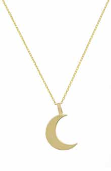 Bony Levy 14K Gold Crescent Moon Pendant Necklace