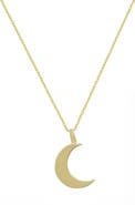 Bony Levy 14K Gold Crescent Moon Pendant Necklace