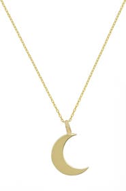 Bony Levy 14K Gold Crescent Moon Pendant Necklace