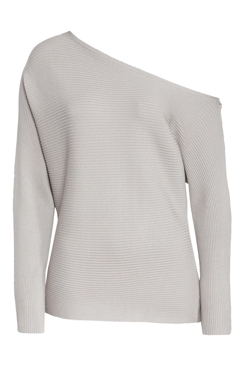One-Shoulder Pullover, Alternate, color, GREY OPAL