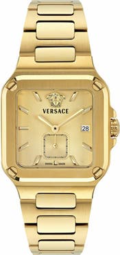 Versace Greca Edge Bracelet Watch, 38mm x 49mm