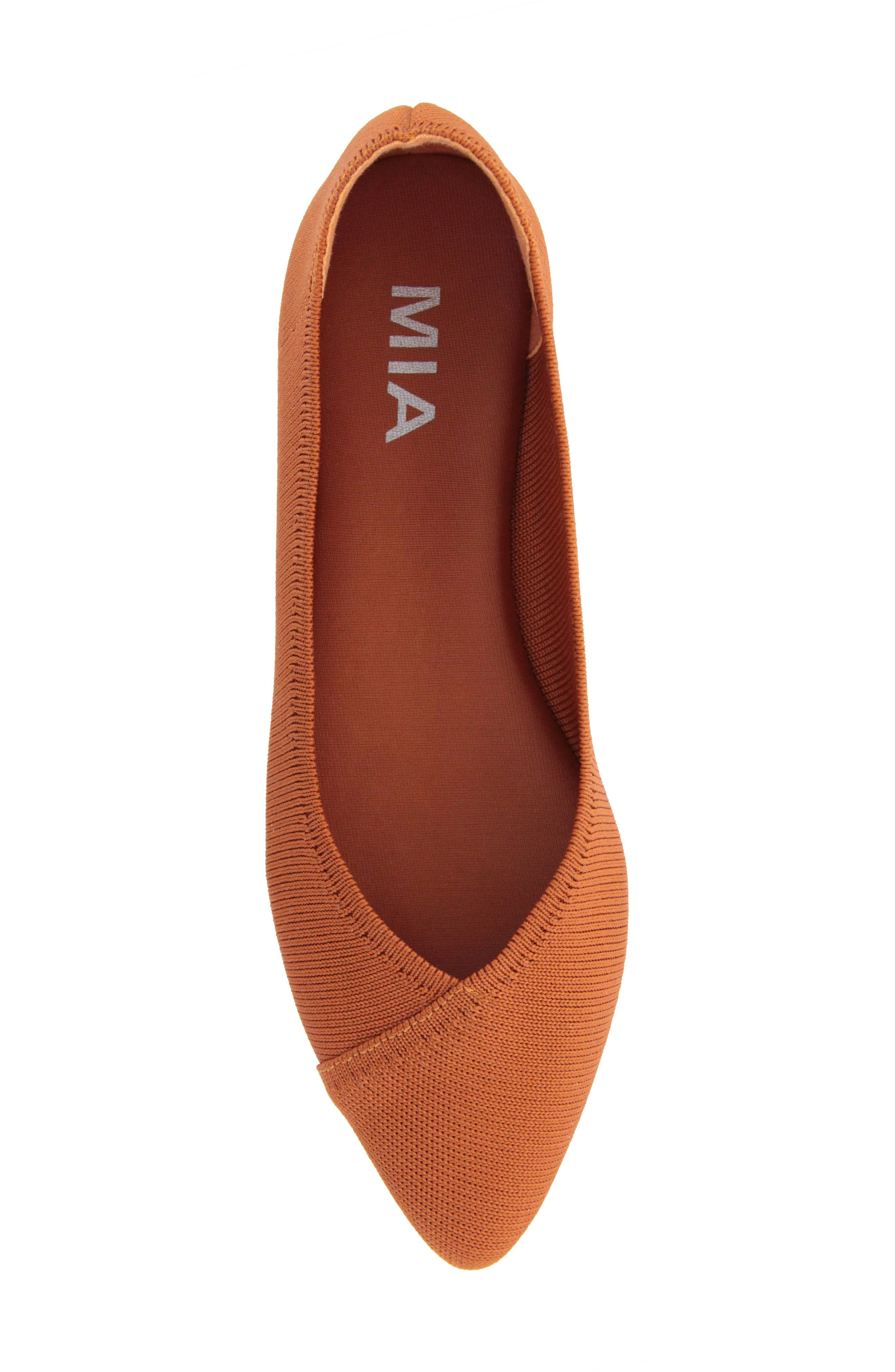 Elanna Knit Flat, Alternate, color, BURNT ORANGE