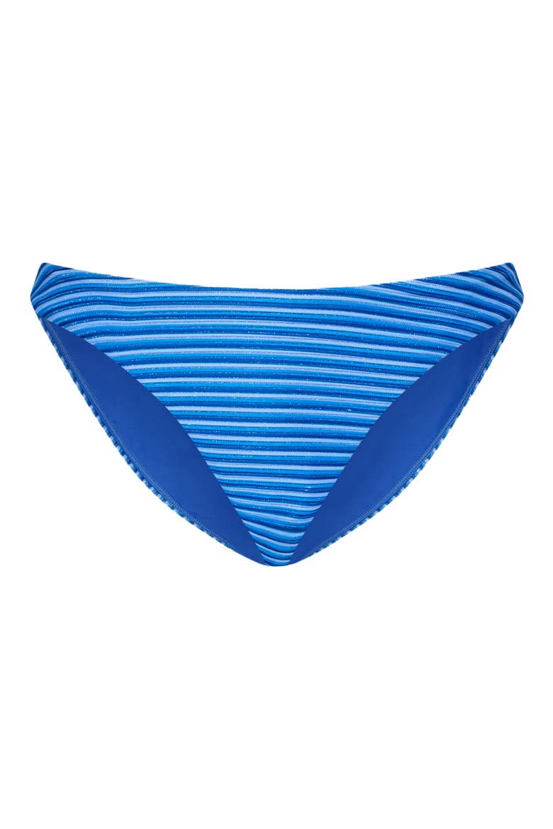 Margot Metallic Stripe Bikini Bottoms, Alternate, color, BLUE MULTI