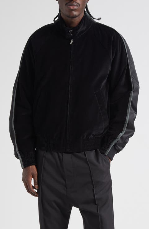 Trunkaroo Mixed Media Bomber Jacket