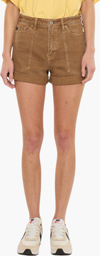 KanCan Clara High Rise Mom Cargo Shorts