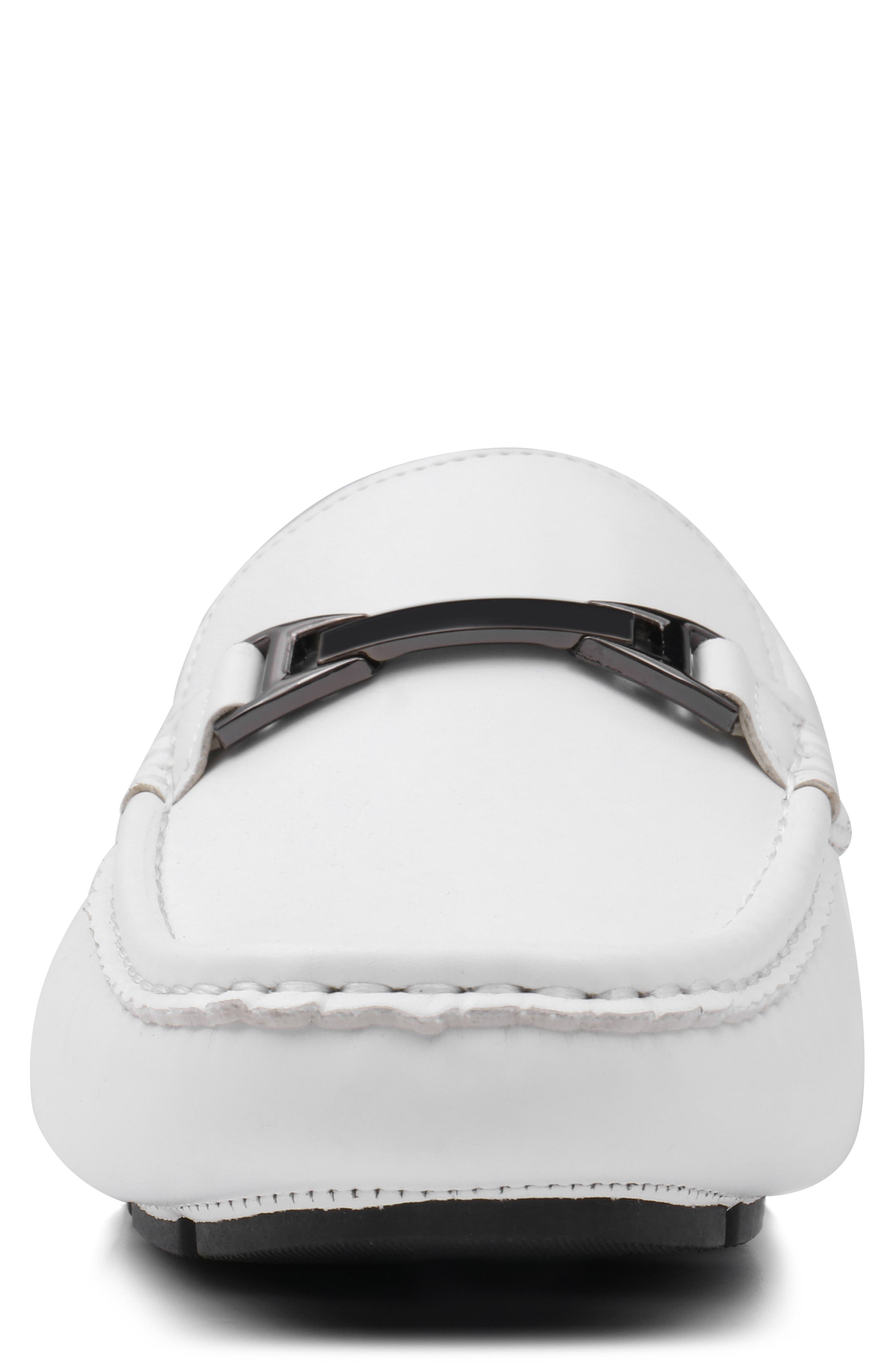 ASTON MARC Charter Bit Loafer, Alternate, color, White