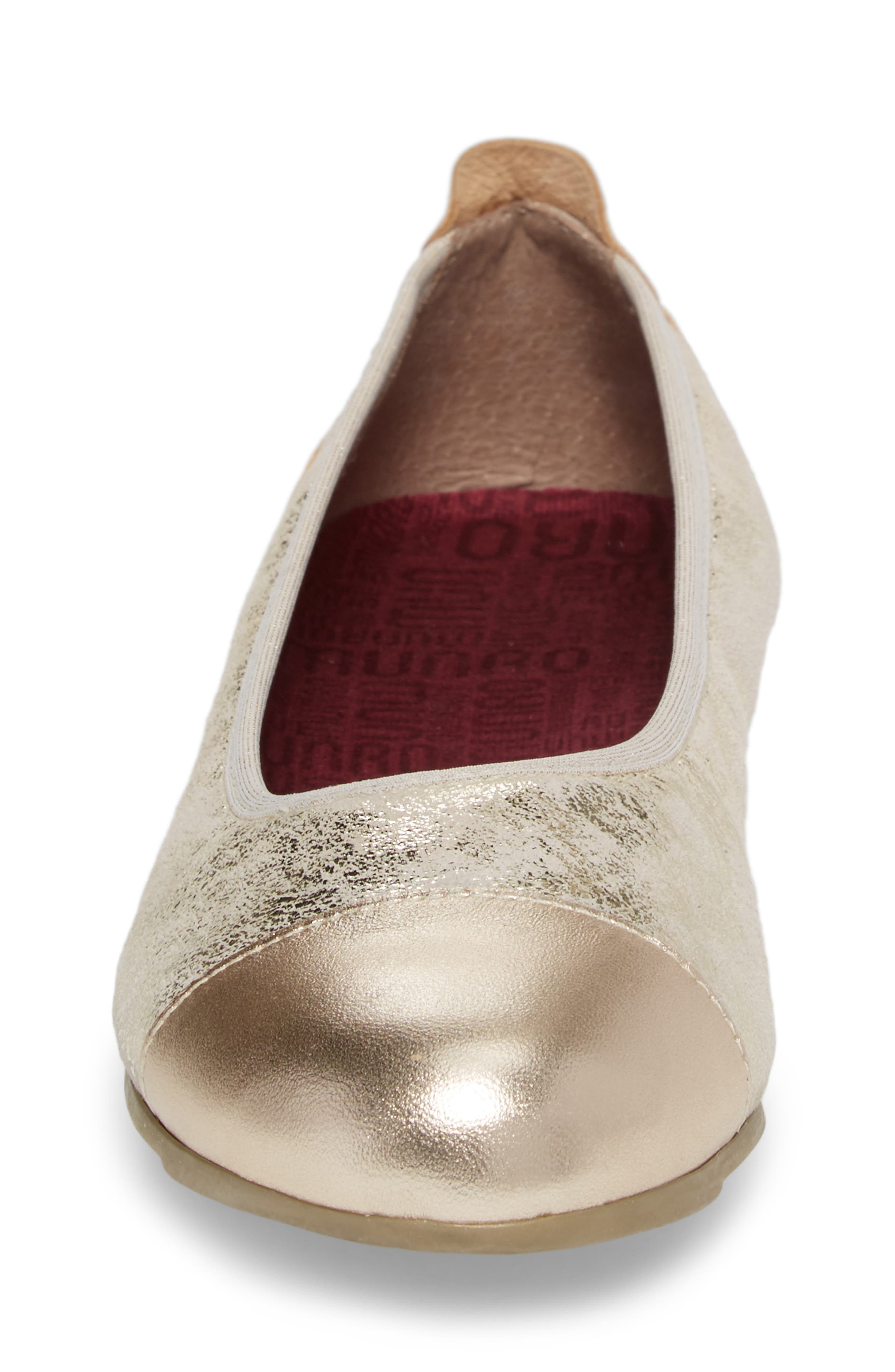 Munro Henlee Cap Toe Flat, Alternate, color, 