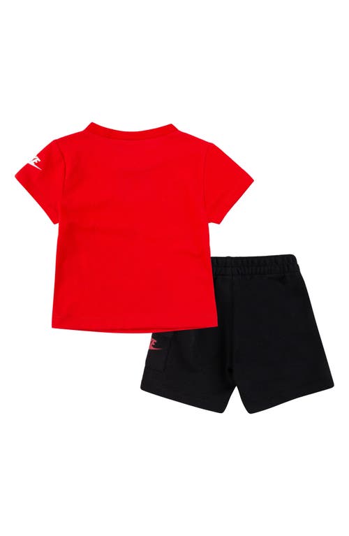 Nike Logo Tee & Cargo Shorts 2-piece Set In Black