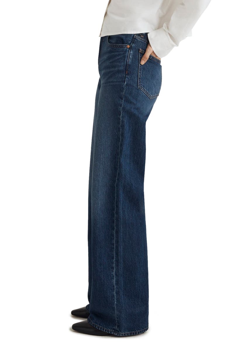 Madewell Super Wide Leg Jeans, Alternate, color,
