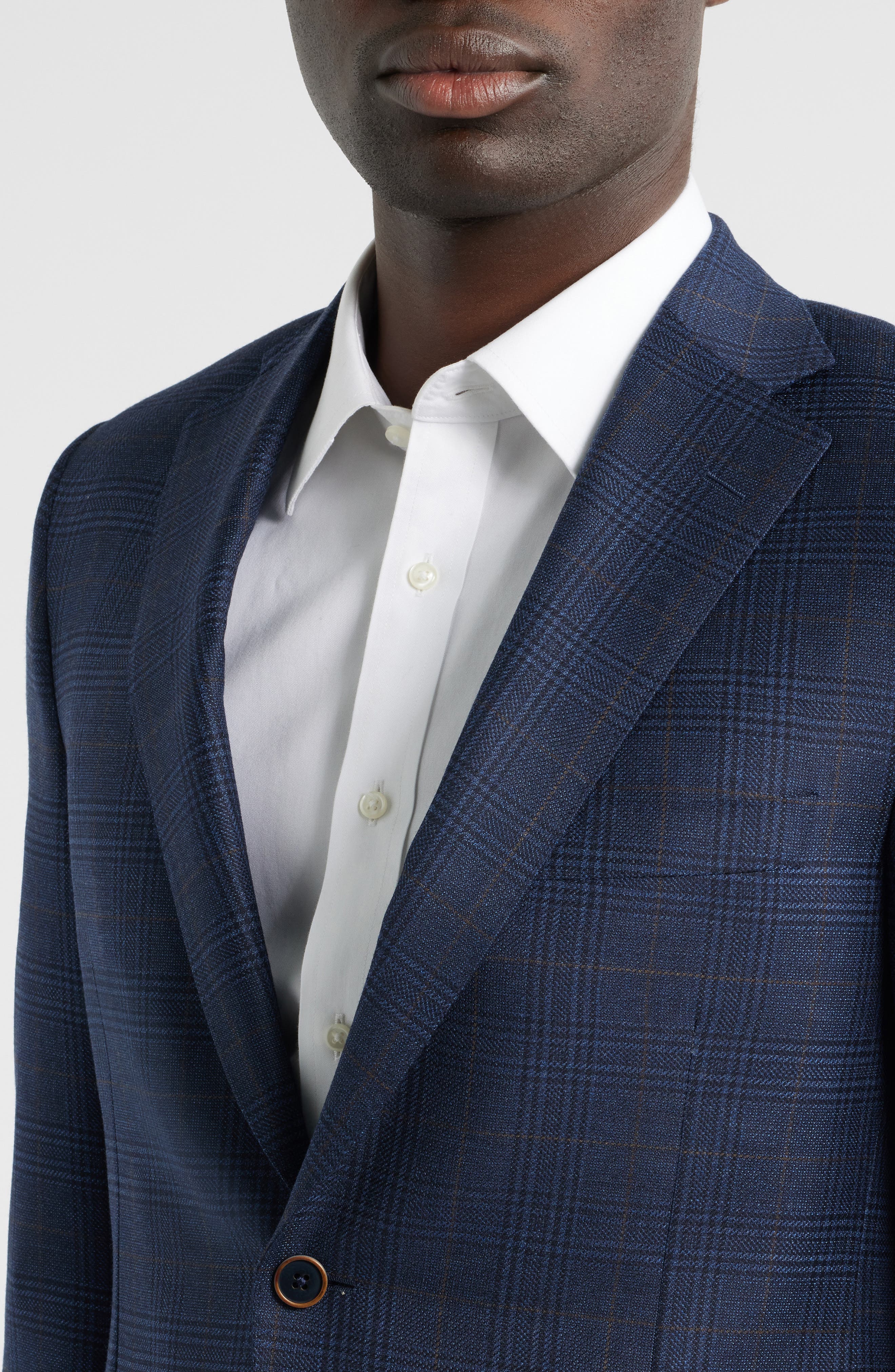 Regular Fit Milano Plaid Wool Sport Coat - image 2