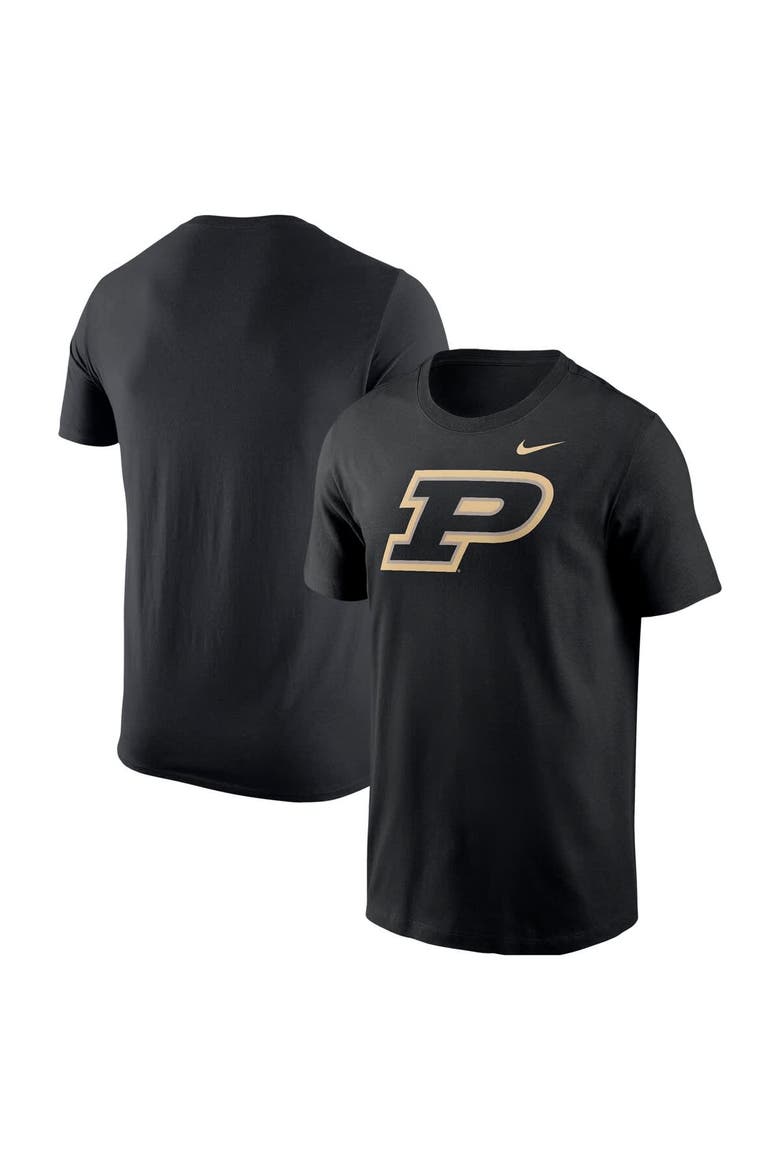 Men's Nike Black Purdue Boilermakers Logo T-Shirt, Alternate, color, Black