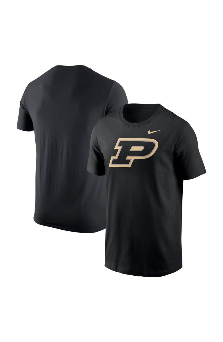 Nike Men's Nike Black Purdue Boilermakers Logo T-Shirt, Alternate, color, 