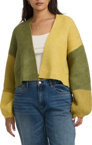 Billabong Block Out Colorblock Jacquard Cardigan