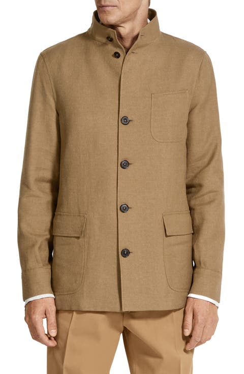 Linen & Wool Chore Jacket