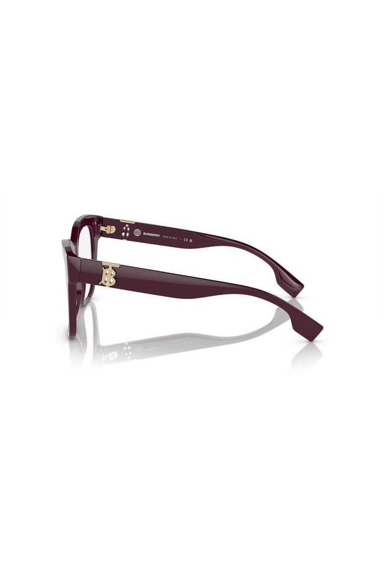 52mm Square optical glasses, Alternate, color, Red