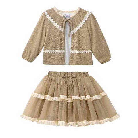 Lace & Tulle Skirt Set (Baby)