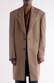 Acne Studios Otam Houndstooth Wool Coat