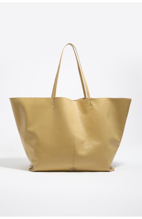 Leather Maxi Shopper Bag SS26
