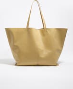 Bimba y Lola Leather Maxi Shopper Bag SS26