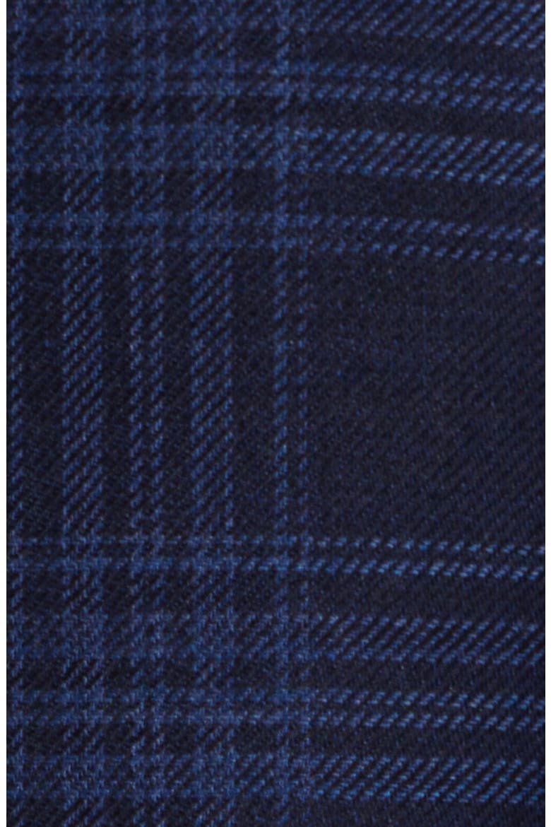 Plaid Achillfarm Wool & Silk Sport Coat, Alternate, color, NAVY