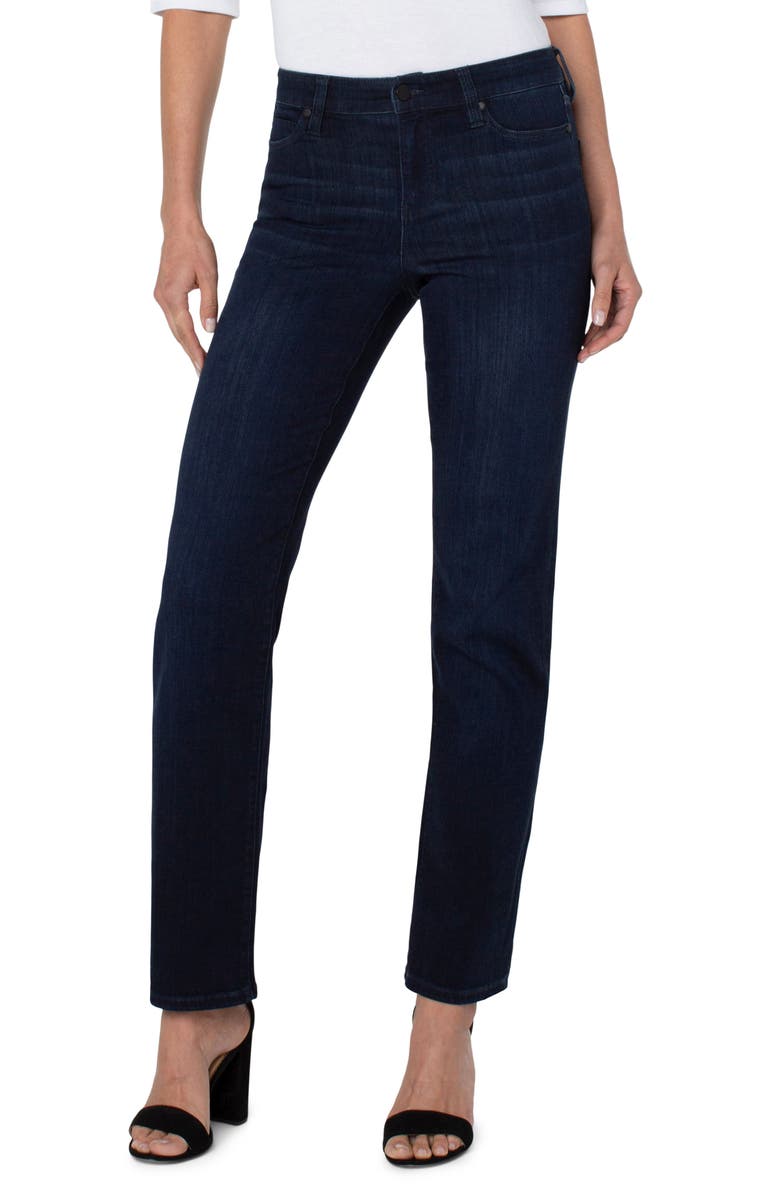 Liverpool Los Angeles Kennedy Mid Rise Straight Leg Jeans, Main, color, Halifax