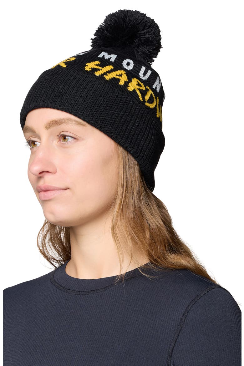 Aprespro Pom Beanie, Alternate, color, BLACK
