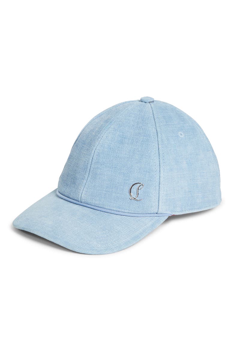 Mooncrest Suede Baseball Cap, Main, color, CERULEO