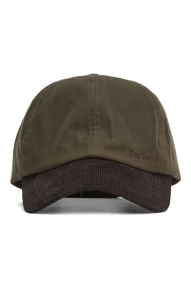 Ashby Adjustable Cotton Baseball Cap, Alternate, color, OLIVE/BROWN