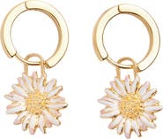 Fable England Daisy Huggie Earrings