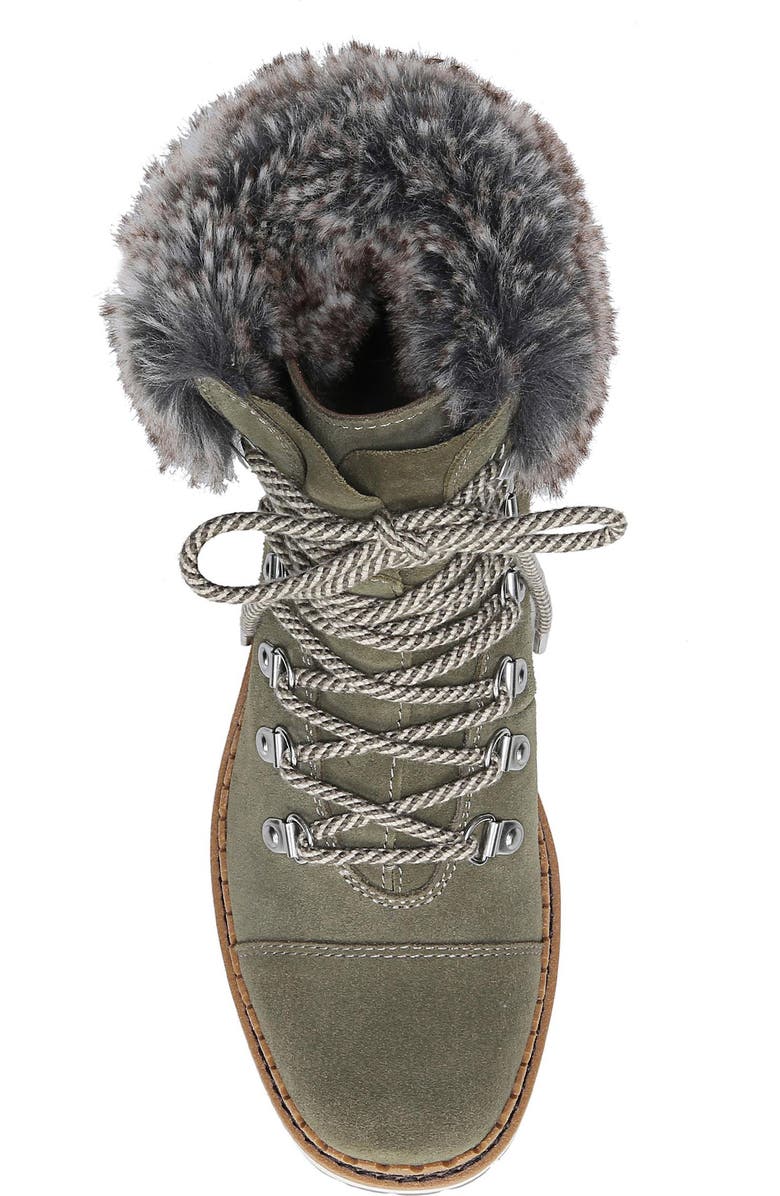 Sam Edelman Bowen Faux Fur Trim Bootie, Alternate, color,